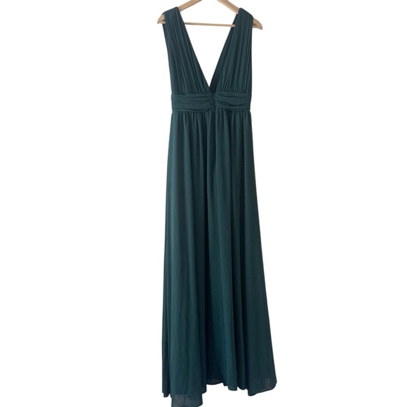 Lulu's Heavenly Hues Forest Green Maxi
Dress Gown Wedding Prom Wedding - Picture 6 of 7